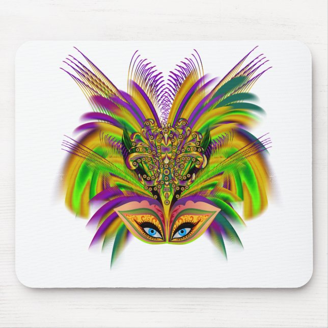 Alfombrilla De Ratón Mardi-Gras-Mask-The-Queen-V-3 (Frente)