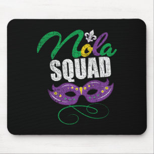 Alfombrilla De Ratón Mardi Gras Nola Squad alteró cuentas de Nueva Orle