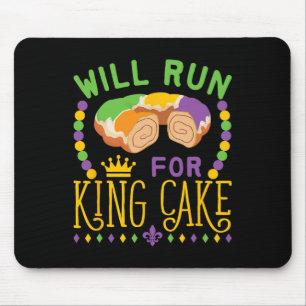 Alfombrilla De Ratón Mardi Gras Running Se Presentará Para La Difícil R