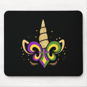 Alfombrilla De Ratón Mardi Gras Unicornio Ropa de ropa de Fiesta Hombre