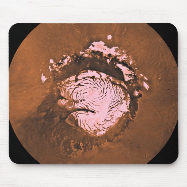 Alfombrilla De Ratón Mare Boreum, región de Marte (Frente)