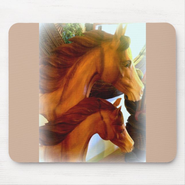 Alfombrilla De Ratón mare y pony mousepad (Frente)