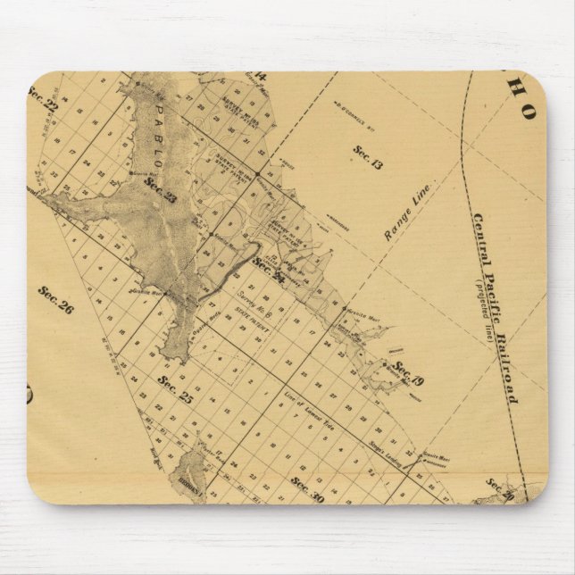 Alfombrilla De Ratón Marea de sal de la bahía de San Francisco (Frente)