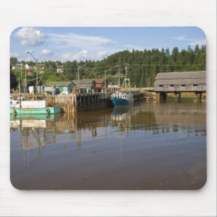 Alfombrilla De Ratón Marea media en la Bahía de Fundy en St. Martins, N