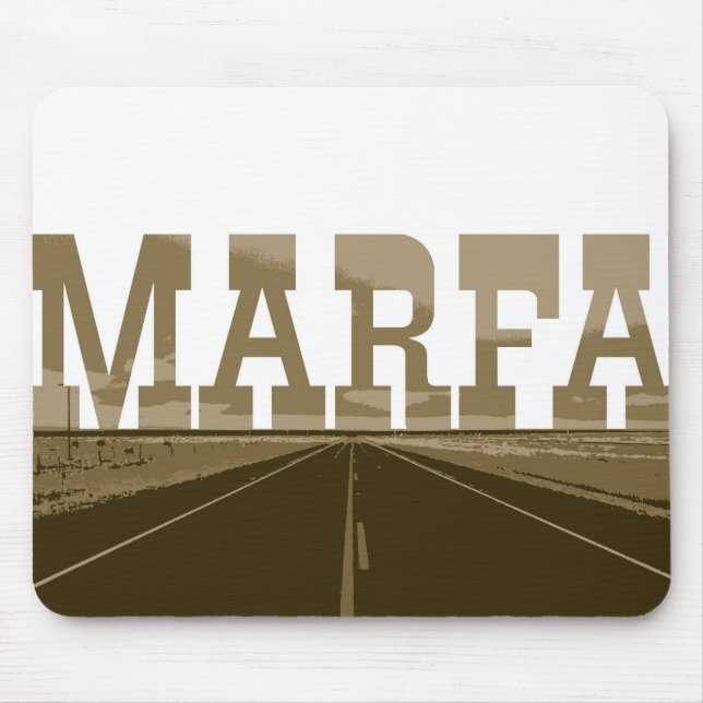 Alfombrilla De Ratón Marfa Tejas (Frente)
