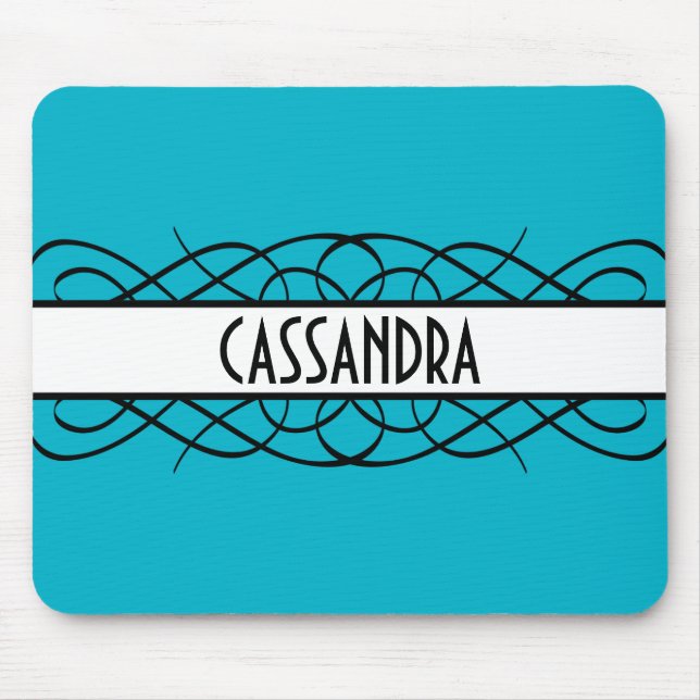 Alfombrilla De Ratón Marfil Deco Florece (Frente)