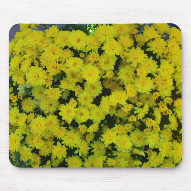 Alfombrilla De Ratón Margarita amarilla Daisy Mousepad (Frente)