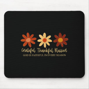 Alfombrilla De Ratón Margarita Floral Agradecida Agradecida Bendito Dio