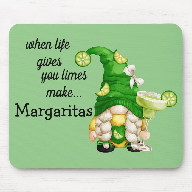 Alfombrilla De Ratón Margarita Gnome (Frente)