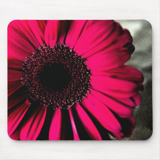 Alfombrilla De Ratón Margarita rosada Mousepad (Frente)