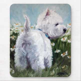 Alfombrilla De Ratón margaritas de la cosecha - mousepad del oeste del