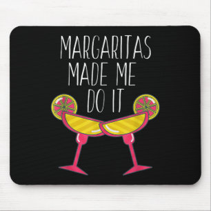 Alfombrilla De Ratón Margaritas Me Hizo Hacerlo Camisa, Cebera Graciosa