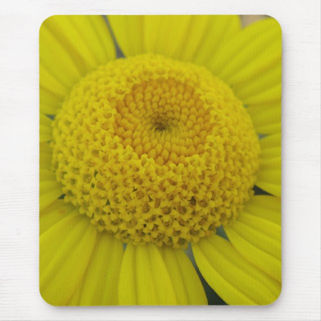Alfombrilla De Ratón marguerita amarillo bonito (Frente)