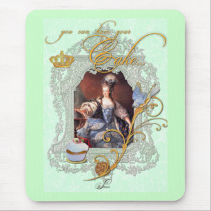 Alfombrilla De Ratón Marie Antoinette Cupakes y Bluebird