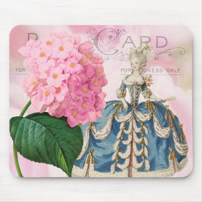 Alfombrilla De Ratón Marie Antoinette Shabby Mousepad (Frente)