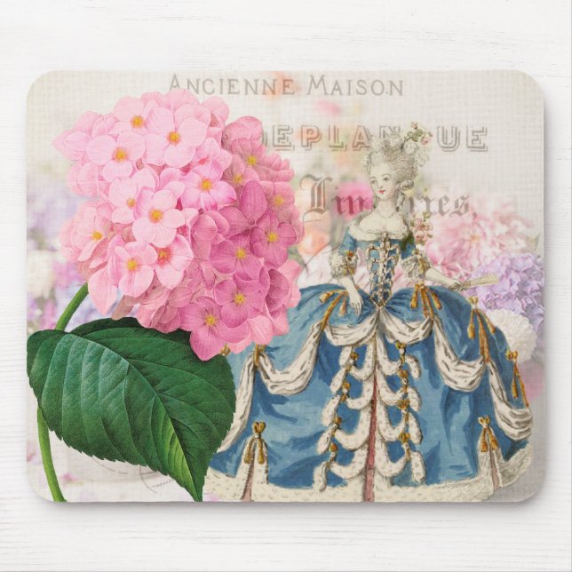 Alfombrilla De Ratón Marie Antoinette Shabby Mousepad (Frente)