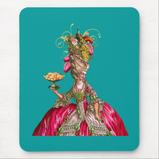 Alfombrilla De Ratón Marie Antoinette y Peacock