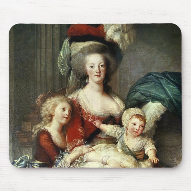 Alfombrilla De Ratón Marie-Antonieta y sus cuatro niños, 1787 (Frente)