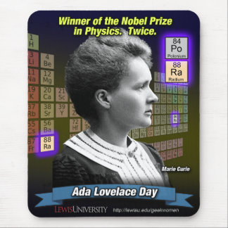 Alfombrilla De Ratón Marie Curie Mousepad