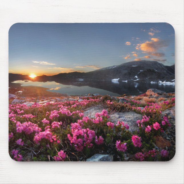 Alfombrilla De Ratón Marie Lakes Sunrise - Camino de John Muir - Ansel  (Frente)