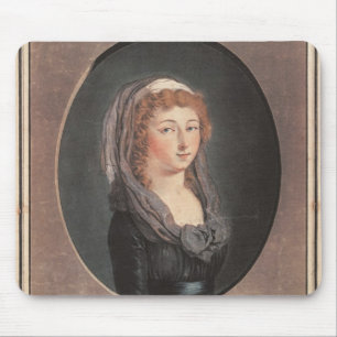 Alfombrilla De Ratón Marie-Teresa-Charlotte de Francia envejecida