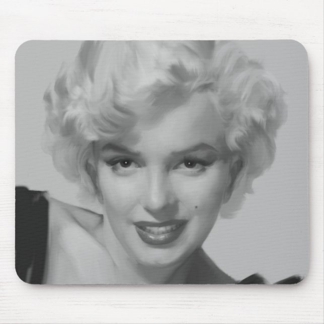 Alfombrilla De Ratón Marilyn la mirada (Frente)