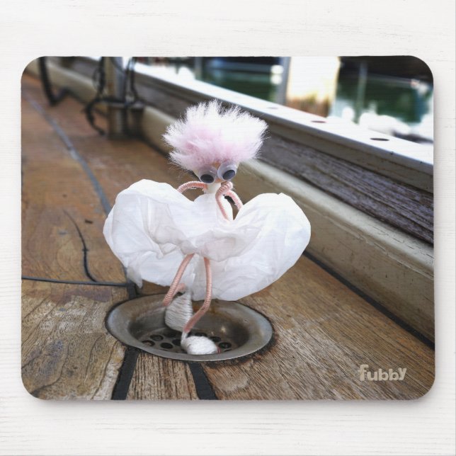 Alfombrilla De Ratón Marilyn Monroe pose in Witte rok door fubby. (Frente)