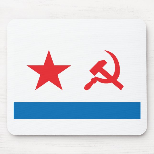 Alfombrilla De Ratón Marina de guerra Jack de URSS (Frente)