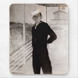 Alfombrilla De Ratón Marinero imprudente de los años 1940