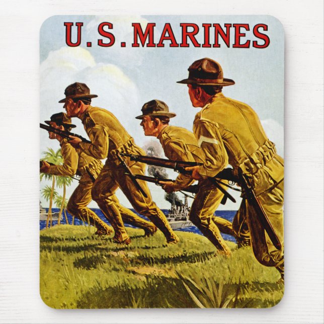 Alfombrilla De Ratón Marines de Estados Unidos ~ Soldados del mar (Frente)