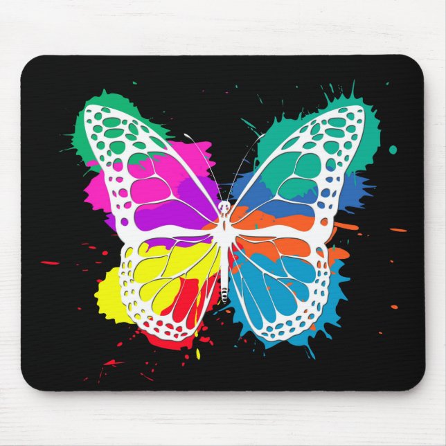 Alfombrilla De Ratón Mariposa (Frente)