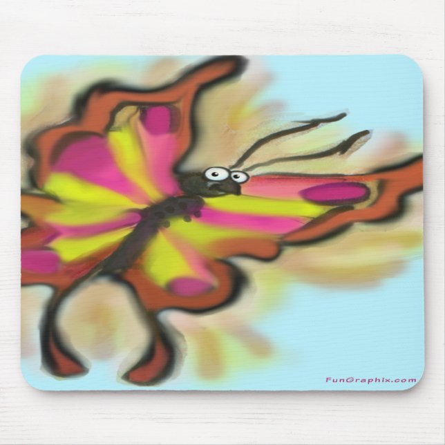 Alfombrilla De Ratón Mariposa (Frente)