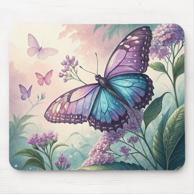 Alfombrilla De Ratón Mariposa (Frente)