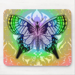 ALFOMBRILLA DE RATÓN MARIPOSA.