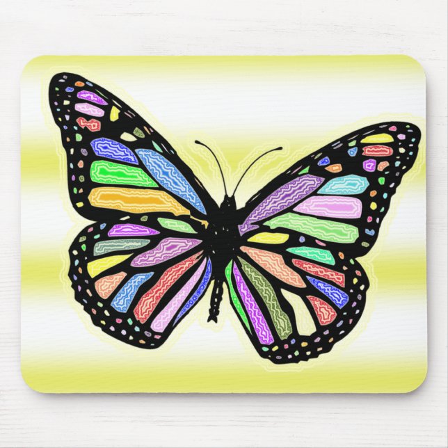 Alfombrilla De Ratón Mariposa 2 (Frente)