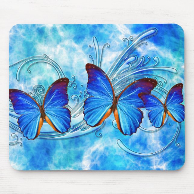 Alfombrilla De Ratón Mariposa Art 37 Mousepad (Frente)