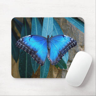 Alfombrilla De Ratón Mariposa Azul Común Morpho