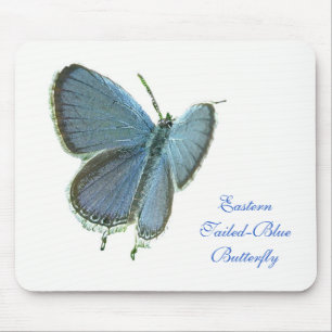 Alfombrilla De Ratón Mariposa azul de cola oriental