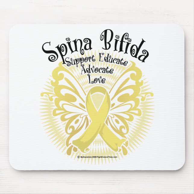 Alfombrilla De Ratón Mariposa bífida 3 de Spina (Frente)