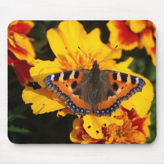 Alfombrilla De Ratón Mariposa bonita Mousepad (Frente)