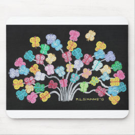 Alfombrilla De Ratón Mariposa Bush