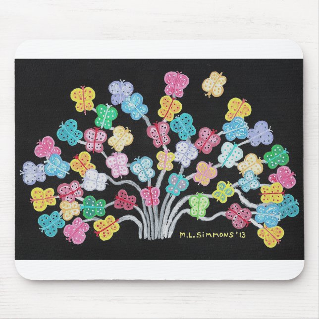 Alfombrilla De Ratón Mariposa Bush (Frente)