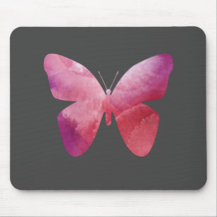 Alfombrilla De Ratón Mariposa capilar rosa