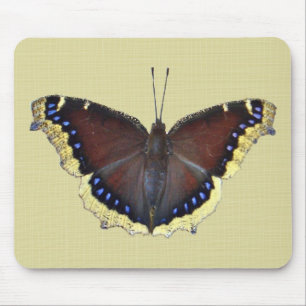 Alfombrilla De Ratón Mariposa de capa de luto - Antiopa ninfalis