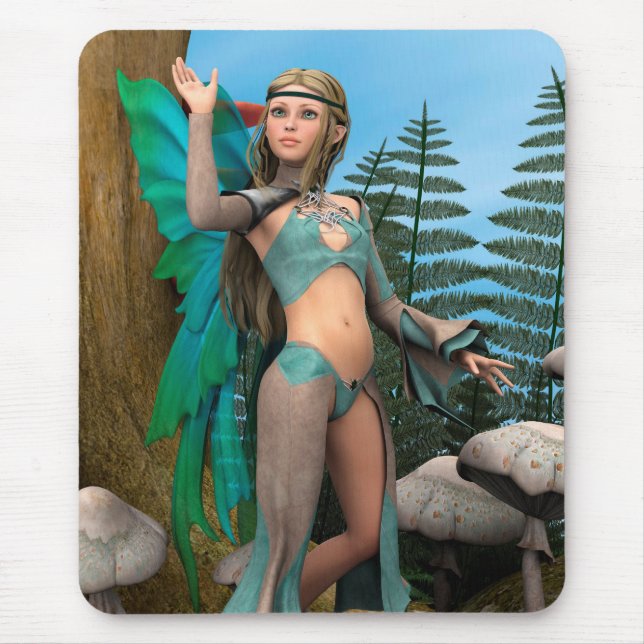 Alfombrilla De Ratón Mariposa de hadas (Frente)