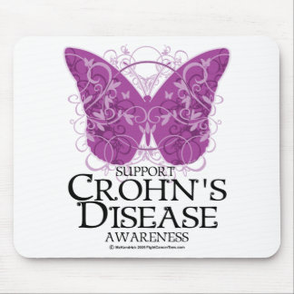 Alfombrilla De Ratón Mariposa de la enfermedad de Crohn