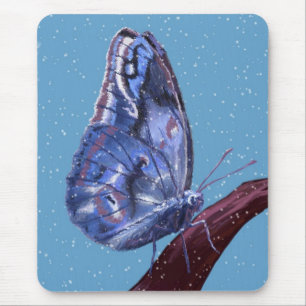 Alfombrilla De Ratón Mariposa de la nieve