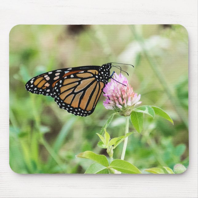 Alfombrilla De Ratón Mariposa de monarca (Frente)