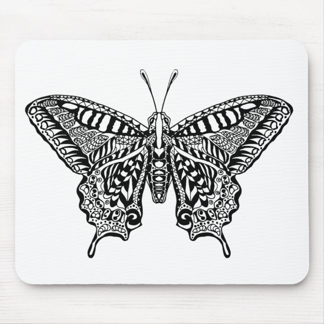 Alfombrilla De Ratón Mariposa del estilo (Frente)