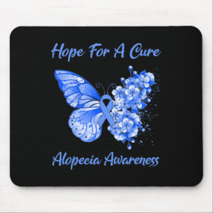 Alfombrilla De Ratón Mariposa Esperanza De Una Conciencia De La Alopeci